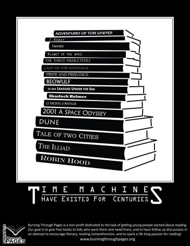 Time machines literacy poster
